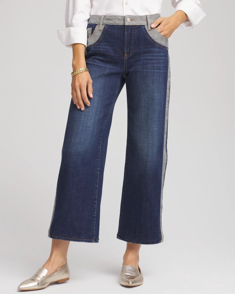 【COSYHARU】Ice cutting wide denim FULL COUNT 